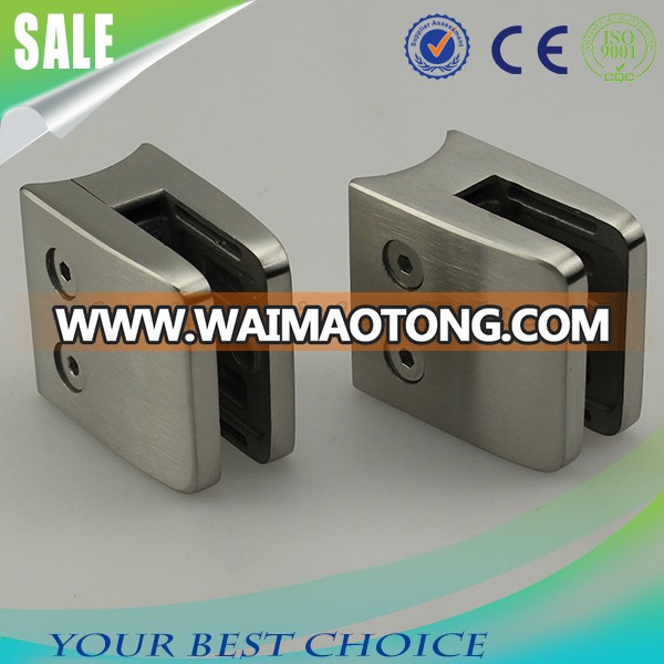 Middle SquareType railing Stainless Steel Glass Clamp